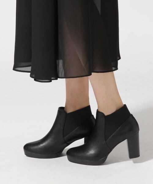 JEANASIS（ジーナシス）の「キリカエゴアＨブーツ（シューズ・レディース・ブラック/ボルドー/レオパード・M（23.0～24.0）/L（24.0～25.0））」の4枚目の写真