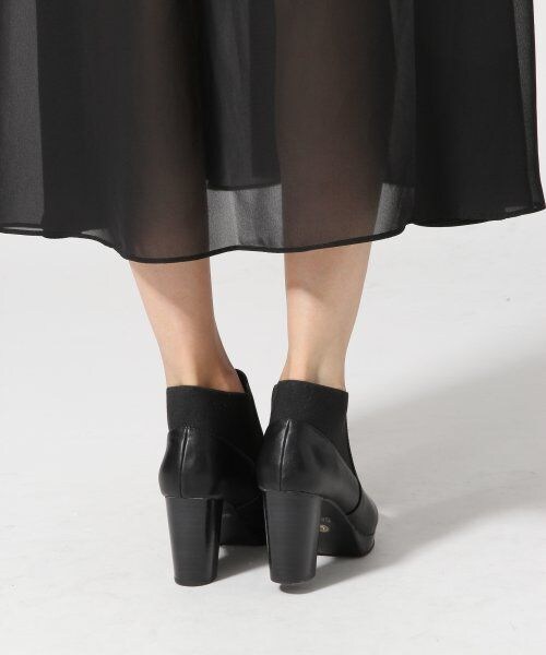 JEANASIS（ジーナシス）の「キリカエゴアＨブーツ（シューズ・レディース・ブラック/ボルドー/レオパード・M（23.0～24.0）/L（24.0～25.0））」の5枚目の写真