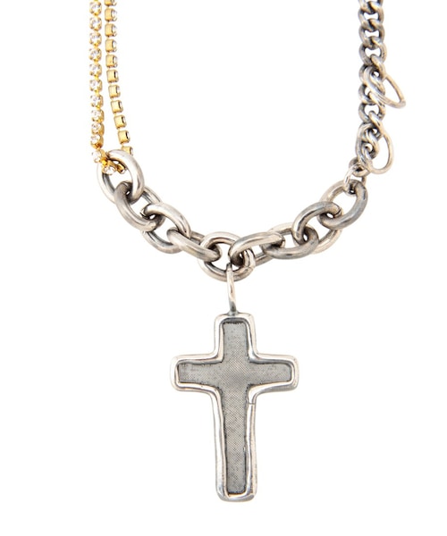 IOSSELLIANI イオッセリアーニ Drop ロングネックレス シルバー IOSSELLIANI イオッセリアーニ Drop ロングネックレス シルバー