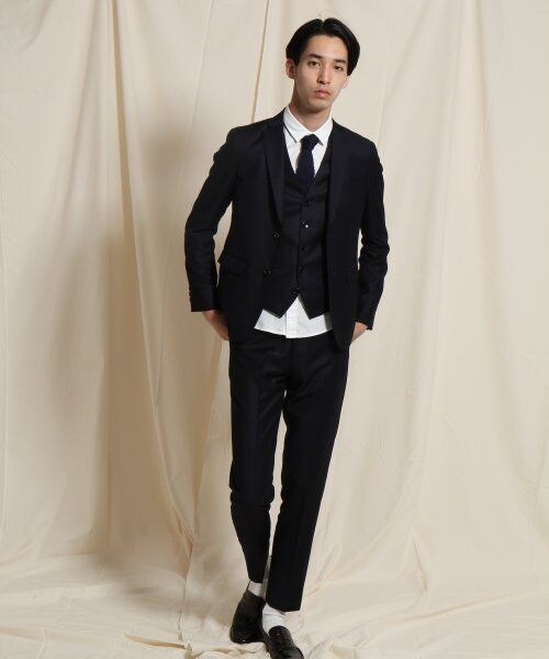 HARE（ハレ）の「3ピース セットアップトラウザー（パンツ・メンズ・ブラック/グレー/ダークグリーン/ネイビー・Ｓ/Ｍ/Ｌ）」の7枚目の写真