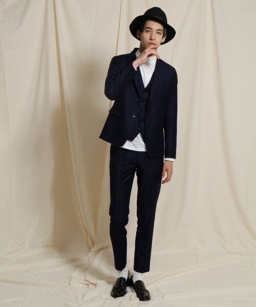 HARE（ハレ）の「3ピース セットアップトラウザー（パンツ・メンズ・ブラック/グレー/ダークグリーン/ネイビー・Ｓ/Ｍ/Ｌ）」の9枚目の写真