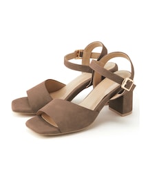 GRL | スクエアトゥアンクルストラップサンダル(サンダル)