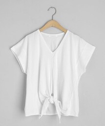 DHOLIC | ネックタイヘムTシャツ(Tシャツ/カットソー)