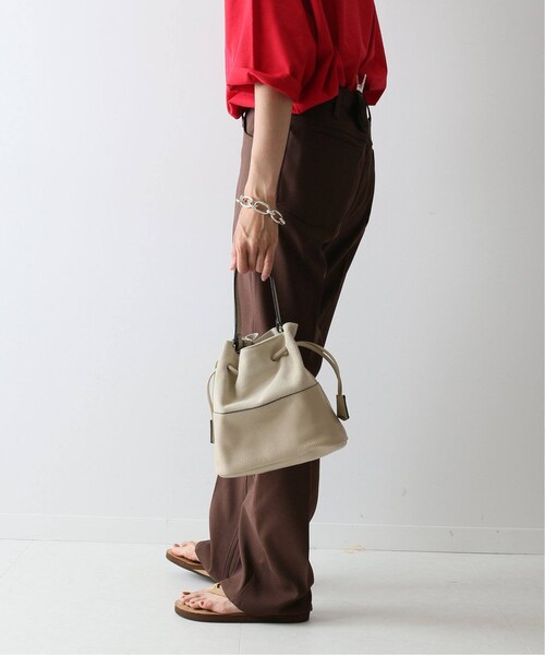 FRAMeWORK(フレームワーク)の「コンビ キンチャクBag◆(バッグ・ナチュラル/フリー/在庫なし)」の6枚目の写真