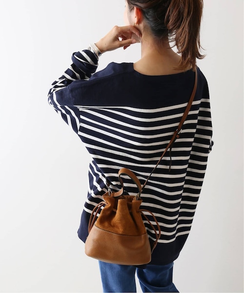 FRAMeWORK(フレームワーク)の「コンビ キンチャクBag◆(バッグ・ナチュラル/フリー/在庫なし)」の2枚目の写真