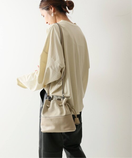 FRAMeWORK(フレームワーク)の「コンビ キンチャクBag◆(バッグ・ナチュラル/フリー/在庫なし)」の3枚目の写真