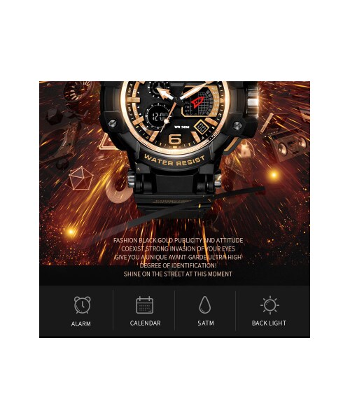 ファッションスポーツウォッチ、発光防水多機能機械式時計 物流 