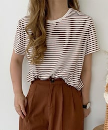 chocomee | chocomeeミニボーダー(Tシャツ/カットソー)