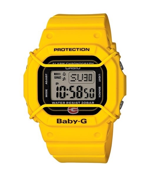 baby g yellow watch