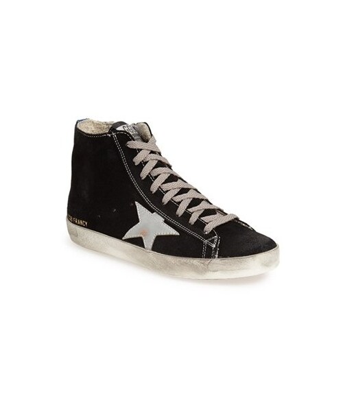 GOLDEN GOOSE（ゴールデングース）の「Golden Goose 'Francy' High Top Sneaker (Women)（スニーカー・レディース・Black/ Blue・36 EU/37 EU/38 EU/39 EU/40 EU/41 EU）」の4枚目の写真
