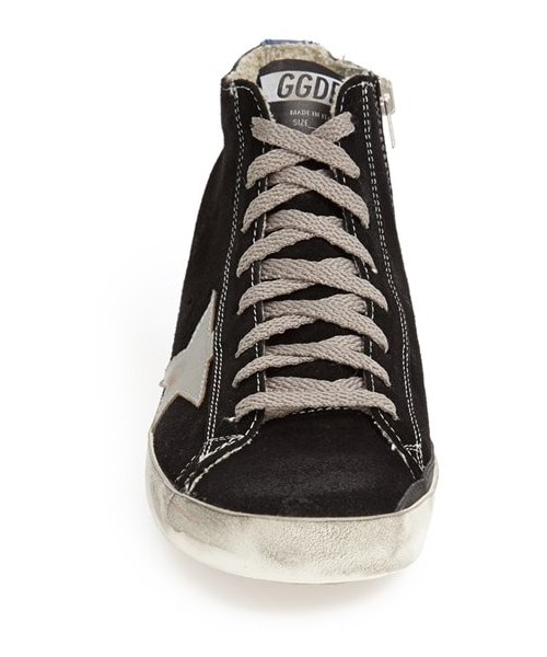 GOLDEN GOOSE（ゴールデングース）の「Golden Goose 'Francy' High Top Sneaker (Women)（スニーカー・レディース・Black/ Blue・36 EU/37 EU/38 EU/39 EU/40 EU/41 EU）」の2枚目の写真