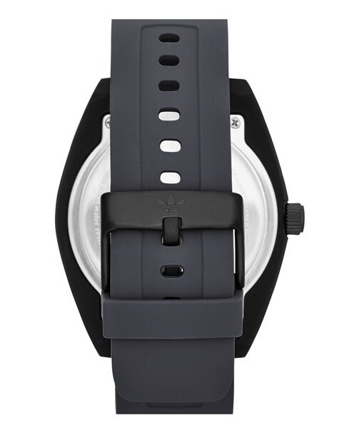 adidas（アディダス）の「adidas Originals 'Santiago XL' Silicone Strap Watch, 50mm（アナログ腕時計・レディース・Grey/ Black）」の3枚目の写真