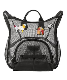 Oribagu | ORIBAGU折り紙バッグ＿ブラックメッシュブルドッグ＿ミニバッグ(バックパック/リュック)