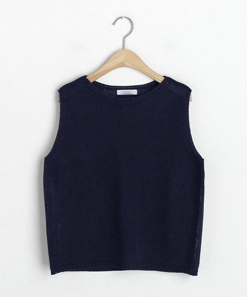 DHOLIC（ディーホリック）の「ラウンドニットベスト（ベスト・レディース・ホワイト/その他/ブルー/オレンジ・FREE）」の4枚目の写真