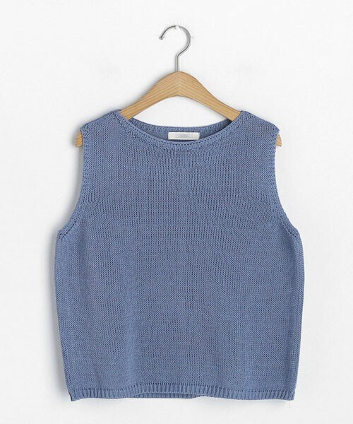 DHOLIC（ディーホリック）の「ラウンドニットベスト（ベスト・レディース・ホワイト/その他/ブルー/オレンジ・FREE）」の2枚目の写真