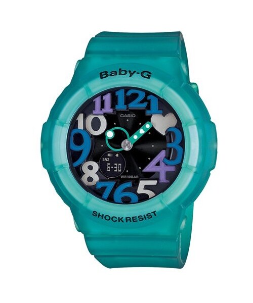 BABY-G（ベイビージー）の「Baby-G Ana-Digi Watch, 43mm（アナログ腕時計・レディース・Frost Blue）」の2枚目の写真