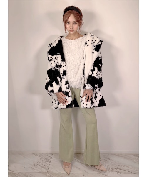 FICTION TOKYO（フィクショントーキョー）の「Holstein Faux Fur