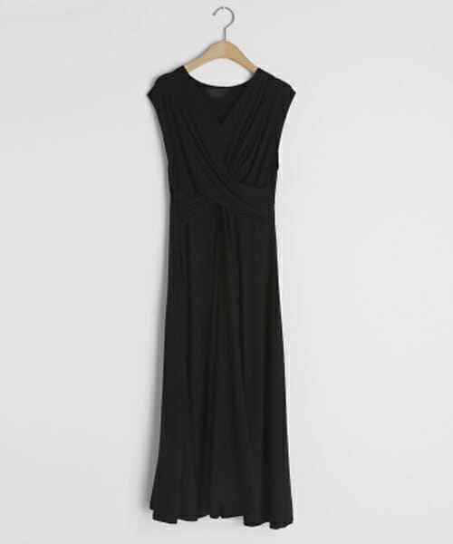 DHOLIC（ディーホリック）の「クロスディテールワンピース（ワンピース・レディース・ベージュ/ブラック/ブルー・FREE）」の2枚目の写真