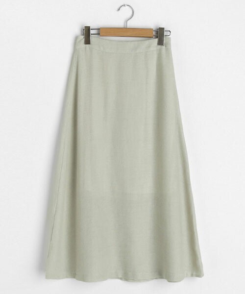 DHOLIC（ディーホリック）の「リネン混フレアスカート（スカート・レディース・ブラウン/グリーン/ベージュ・FREE）」の2枚目の写真