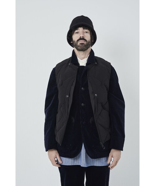 norbit ダウンベスト norbit ダウンベスト Print Middle Layer Down Vest （Red） - C