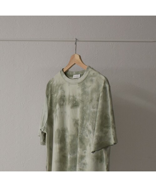 Lavish Gate（ラヴィッシュゲート）の「nh-tops-02176　タイダイ染　ボーイフレンドＴシャツ　ピスタチオ（Tシャツ/カットソー・レディース・その他）」の7枚目の写真