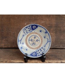 Handmade（ハンドメイド）の「antiques 安南焼 染付 魚文 4.6寸皿 two