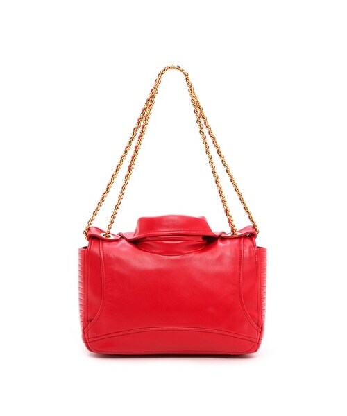MOSCHINO（モスキーノ）の「Moschino Moto Jacket Shoulder Bag（ショルダーバッグ・レディース・Red・One Size）」の2枚目の写真