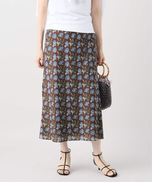 La TOTALITE（ラトータリテ）の「リバティバイアススカート◆（スカート・ブラウン/36/在庫あり/38）」の20枚目の写真