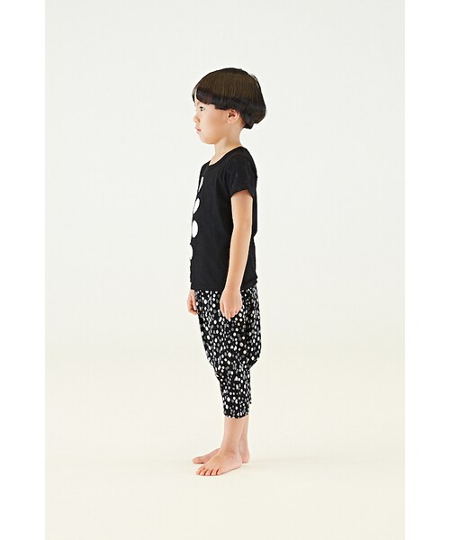 garcon la raison（ギャルソン・ラ・レゾン）の「サルエルパンツ（キッズ）（その他パンツ・キッズ・ブラック・110cm）」の2枚目の写真