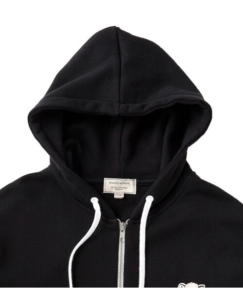 Maison Kitsune（メゾンキツネ）の「ZIP HOODIE FOX PATCH（トップス・メンズ・ブラック/グレー/ワイン・S/M）」の6枚目の写真