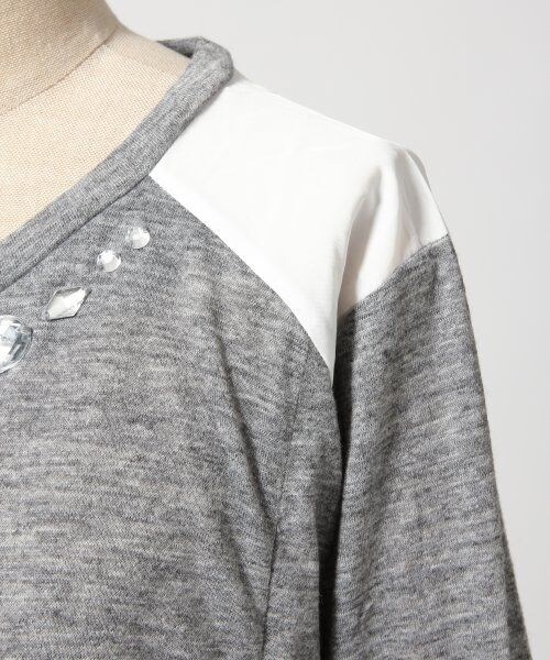 LEPSIM（レプシィム）の「【店舗限定販売】マタニティ／ビジューツキチュニックＬＳ（トップス・レディース・アイボリー/トップグレー/グリーン・FREE SIZE）」の8枚目の写真