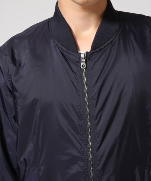 RAGEBLUE（レイジブルー）の「ナイロンMA-1（ジャケット/アウター・メンズ・オリーブ/ネイビー・Ｍ/Ｌ）」の5枚目の写真