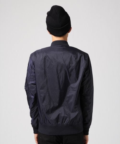 RAGEBLUE（レイジブルー）の「ナイロンMA-1（ジャケット/アウター・メンズ・オリーブ/ネイビー・Ｍ/Ｌ）」の4枚目の写真
