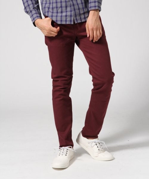 RAGEBLUE(レイジブルー)の「スキニーパンツFW(パンツ・メンズ・ブラック/ワイン/オレンジ/ネイビー・28インチ/30インチ/32インチ/34インチ)」の3枚目の写真