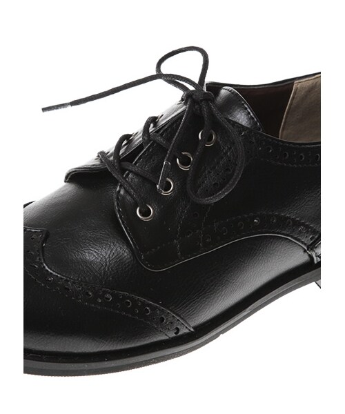 earth music&ecology（アースミュージックアンドエコロジー）の「メンズライクシューズ（パンプス・レディース・ブラック/キャメル・22.5cm/23cm/23.5cm/24cm/24.5cm）」の5枚目の写真