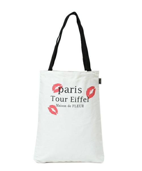 Maison de FLEUR（メゾンドフルール）の「パリプリントトートバッグ（バッグ・ポーチ・レディース・C/E/G・F）」の3枚目の写真