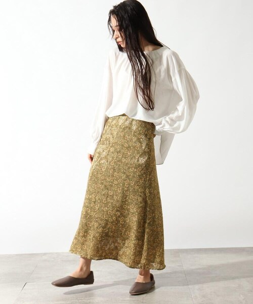 OZOC(オゾック)の「フラットバブーシュ(シューズ・レディース・ブラック(019)/チャコールグレー(014)/ブラウン(142)/モデル情報:身長157cm 着用サイズ35(23.5cm)/モデル情報:身長167cm 着用サイズ45(24.5cm)・35(23.5cm)/45(24.5cm))」の11枚目の写真