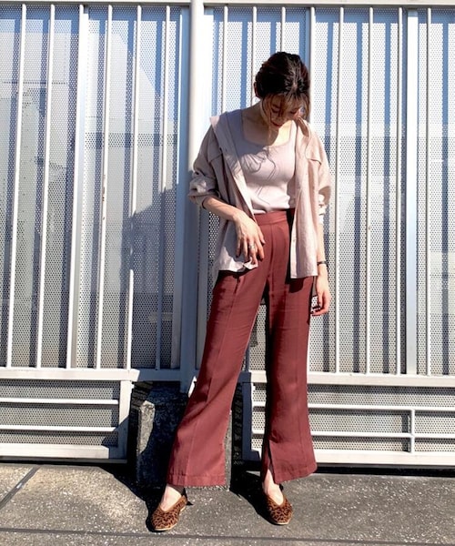 OZOC(オゾック)の「ニットフラットシューズ(シューズ・レディース・ブラック(019)/ブラウン(142)・35(23.5cm)/45(24.5cm))」の13枚目の写真