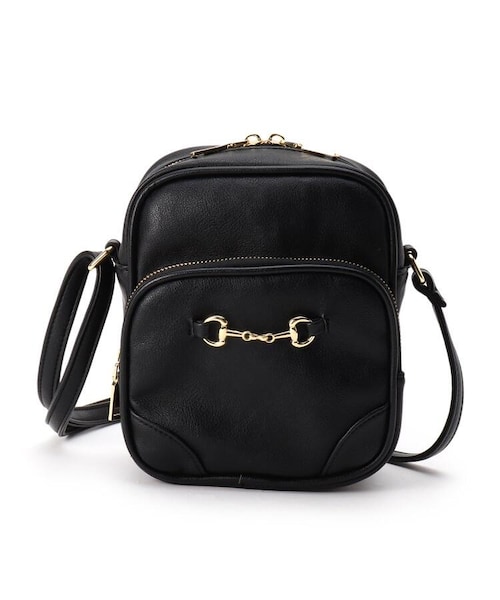 OZOC(オゾック)の「オリジナルモノグラム柄縦長ショルダー(バッグ・レディース・ダークブラウン(143)/アイボリー(104)/キャメル(141)/ブラック(019)/ブラウン(142)/ブラック(119)・00(FREE))」の4枚目の写真