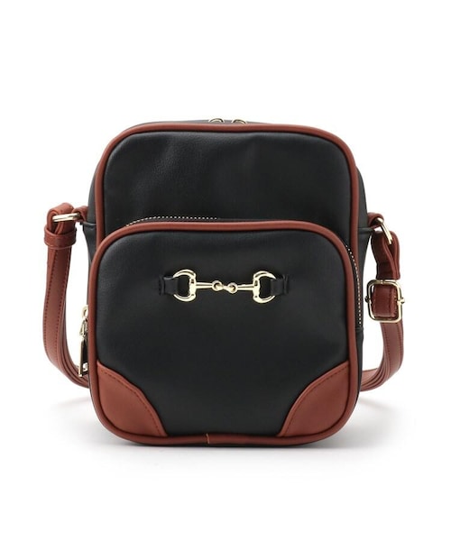 OZOC(オゾック)の「オリジナルモノグラム柄縦長ショルダー(バッグ・レディース・ダークブラウン(143)/アイボリー(104)/キャメル(141)/ブラック(019)/ブラウン(142)/ブラック(119)・00(FREE))」の6枚目の写真