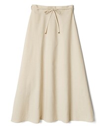 GRL | リネン混リボンベルト付きフレアスカート(スカート)