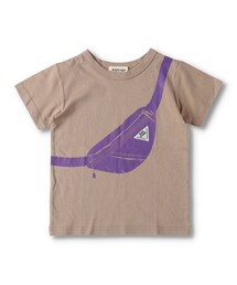 【プチプラ】ボディバッグイラスト半袖Tシャツ