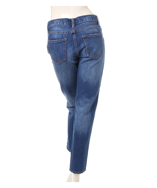 INGNI（イング）の「【Basic】クラッシュボーイズデニム／パンツB（パンツ・レディース・ﾌﾞﾙｰ/ｺﾝ・S/M）」の2枚目の写真