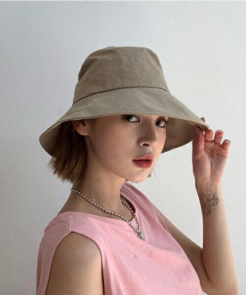 DHOLIC（ディーホリック）の「コットンバケットハット（ハット・レディース・グリーン/ブラック/ベージュ・FREE）」の3枚目の写真
