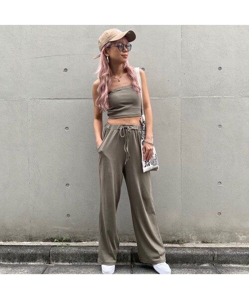 no brand（ノーブランド）の「カットベアSETUP｢サラちゃん｣#6077（つなぎ/オールインワン・レディース・その他）」の4枚目の写真