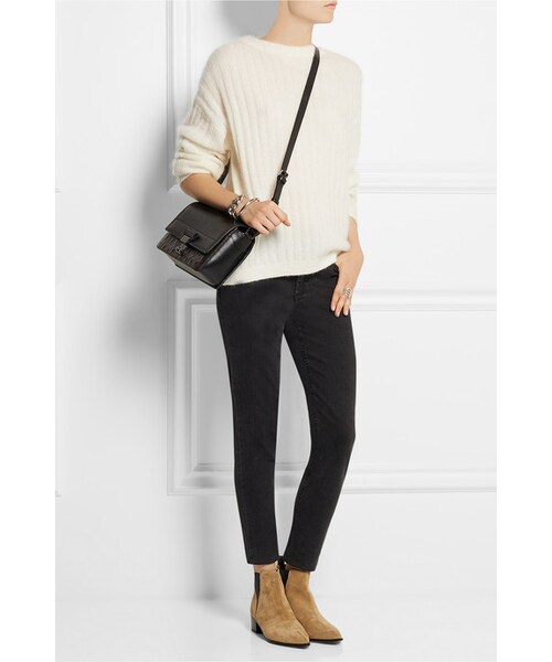 Acne Studios（アクネストゥディオズ）の「Acne Studios Dramatic ribbed knitted sweater（ニット/セーター・レディース・White・x small/small/medium/large）」の4枚目の写真