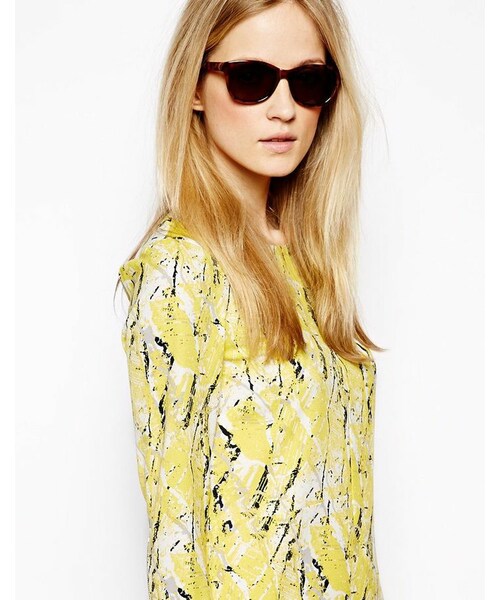 Ted Baker（テッドベーカー）の「Ted Baker Kolika Sunglasses（サングラス・tortoiseshell・One Size）」の4枚目の写真