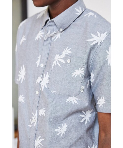 VANS(バンズ)の「Vans La Palma Button-Down Shirt(シャツ/ブラウス・メンズ・GREY・S/M/L/XL)」の5枚目の写真