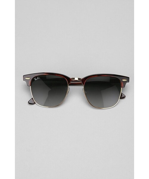 Ray-Ban(レイバン)の「Ray-Ban Classic Clubmaster Sunglasses(サングラス・メンズ・BLACK/BROWN・ONE SIZE)」の2枚目の写真