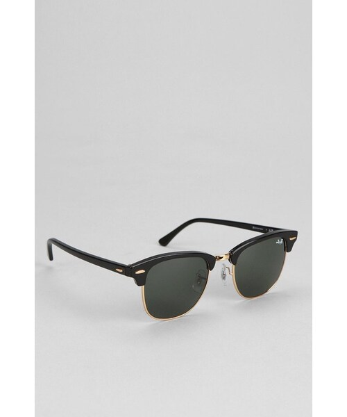 Ray-Ban(レイバン)の「Ray-Ban Classic Clubmaster Sunglasses(サングラス・メンズ・BLACK/BROWN・ONE SIZE)」の1枚目の写真